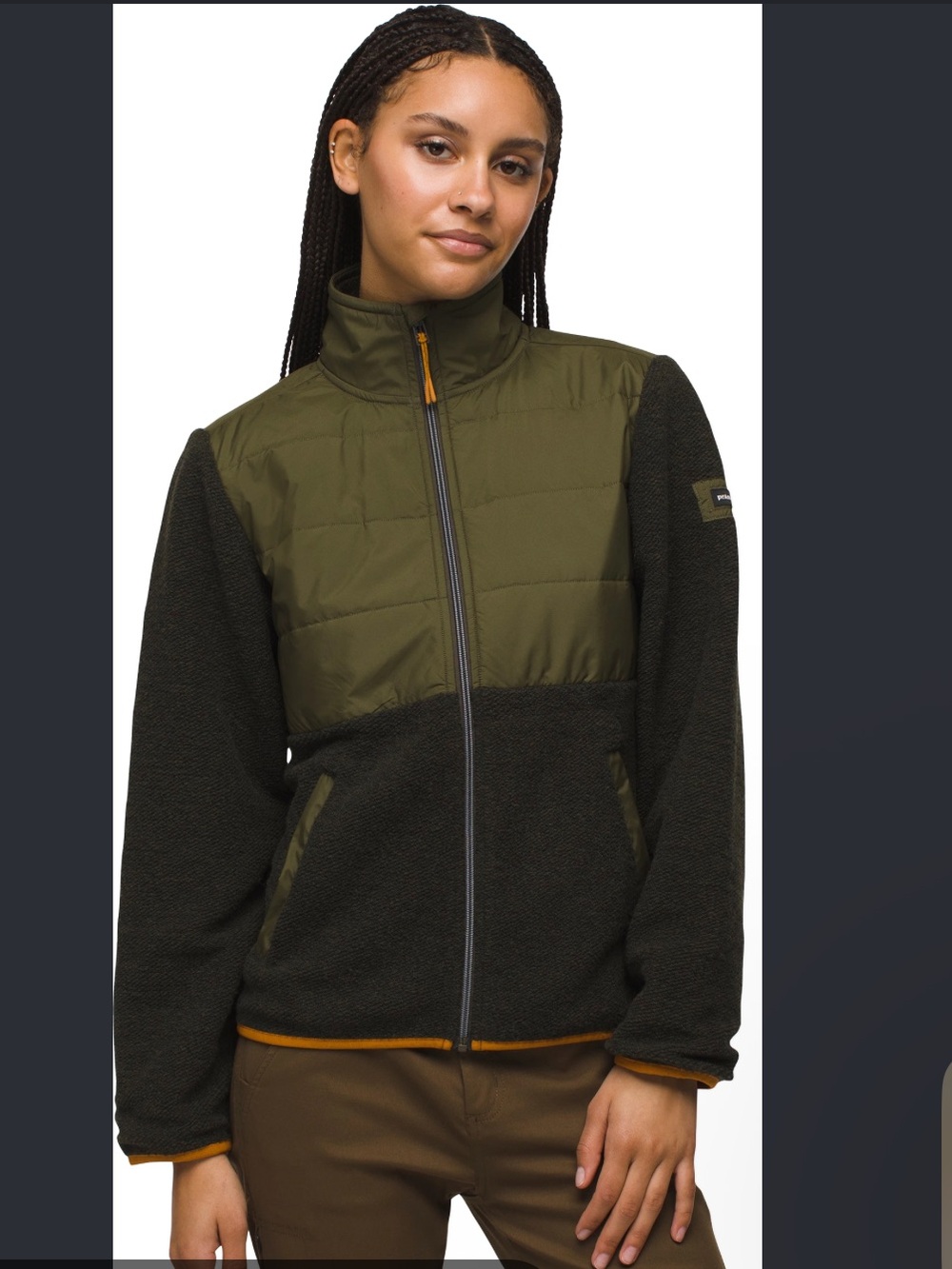 PRANA- women’s size medium Incrediwool Full Zip Jacket.